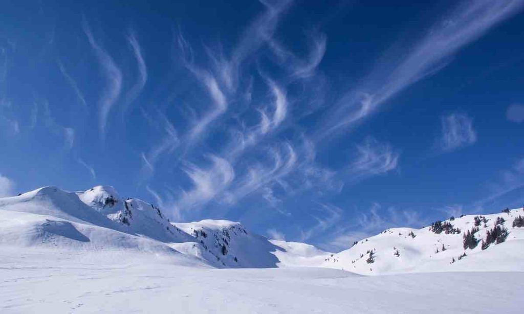 plus froid à plus haute altitude